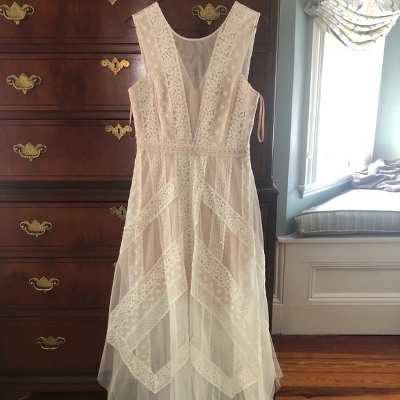 BCBGmaxazria Andi lace white dress ( worn once!) - Picture 3 of 8